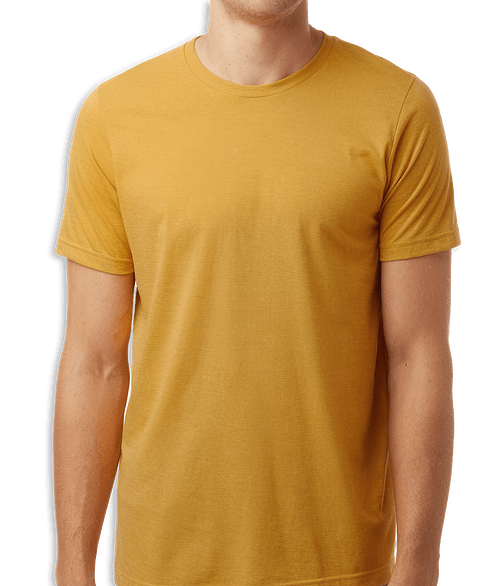 Tultex Combed Jersey Blend T-shirt in Heather Mustard
