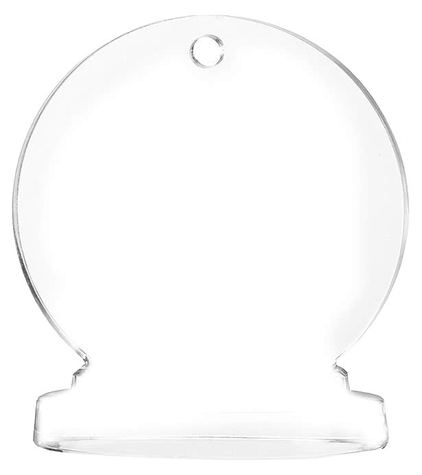 Snow Globe Acrylic Ornament
