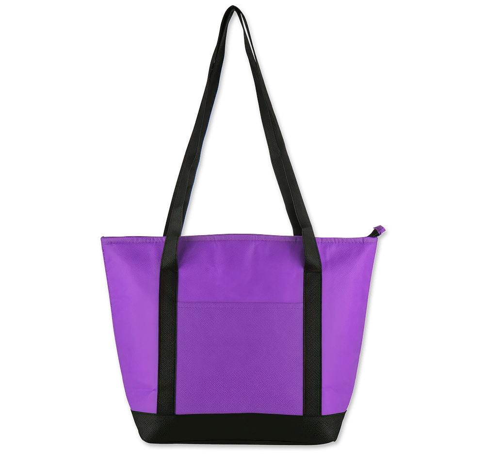 Newport Zippered 12 Can Cooler Tote Bag-default