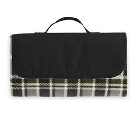 Roll-Up Picnic Blanket - Color: Black / Grey
