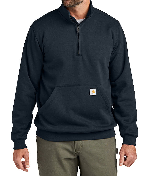 Custom Carhartt Midweight Mock Neck Quarter Zip Sweatshirt
