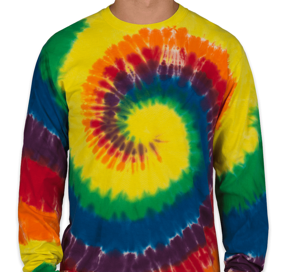 Port & Company Tie-Dye Long Sleeve T-shirt-default
