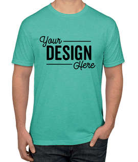 Canada - Next Level 60/40 T-shirt - Color: Tahiti Blue