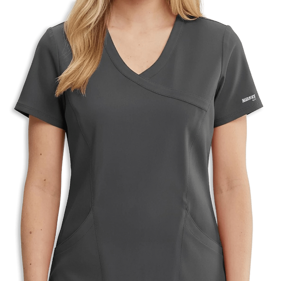 Skechers by Barco Women’s Reliance Recycled 3-Pocket V-Neck Scrub Top-default
