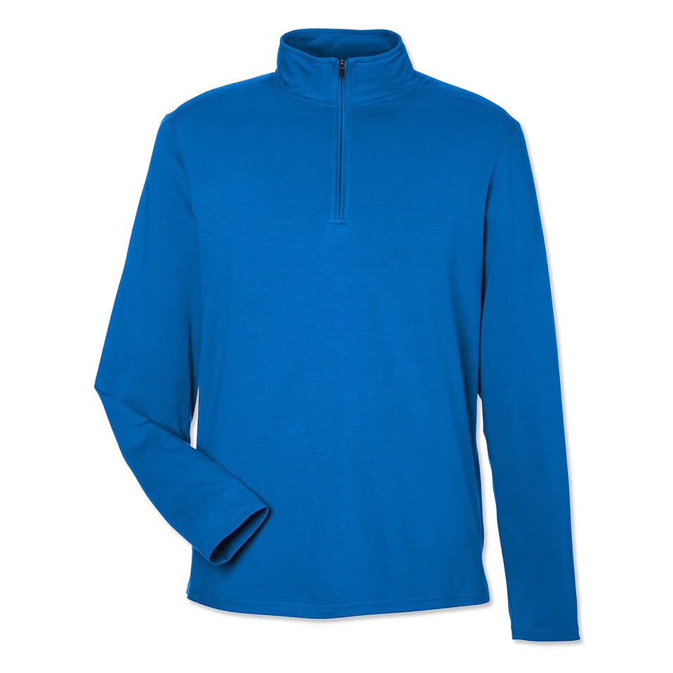 Devon & Jones Raleigh Stretch Quarter Zip Performance Shirt