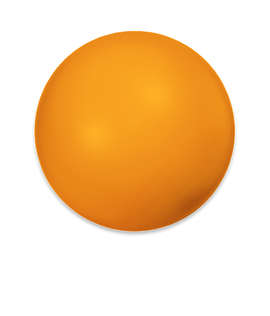 Round Stress Reliever - Color: Orange