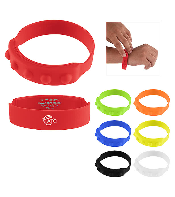 Push Pop Recycled Silicone Wristband