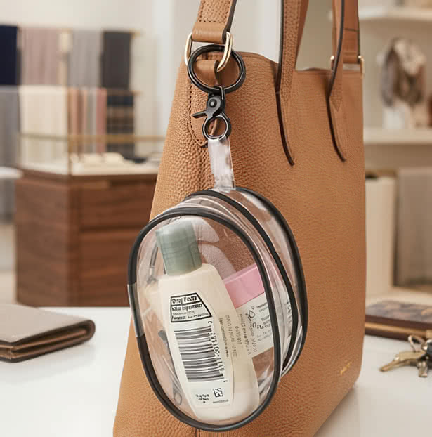 Eva Mini Clear Pouch Bag Charm