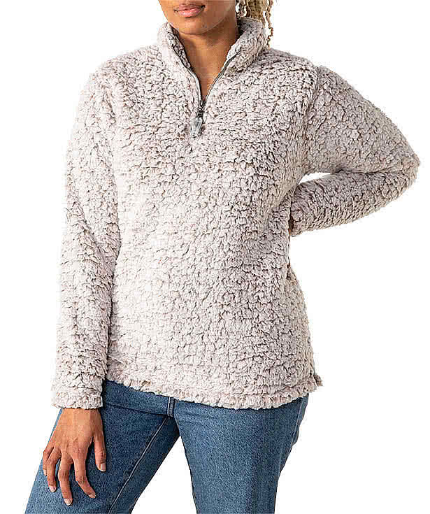 J. America Women’s Epic Sherpa Quarter-Zip Pullover