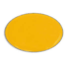 Oval Lapel Pin - Color: Athletic Gold / Silver