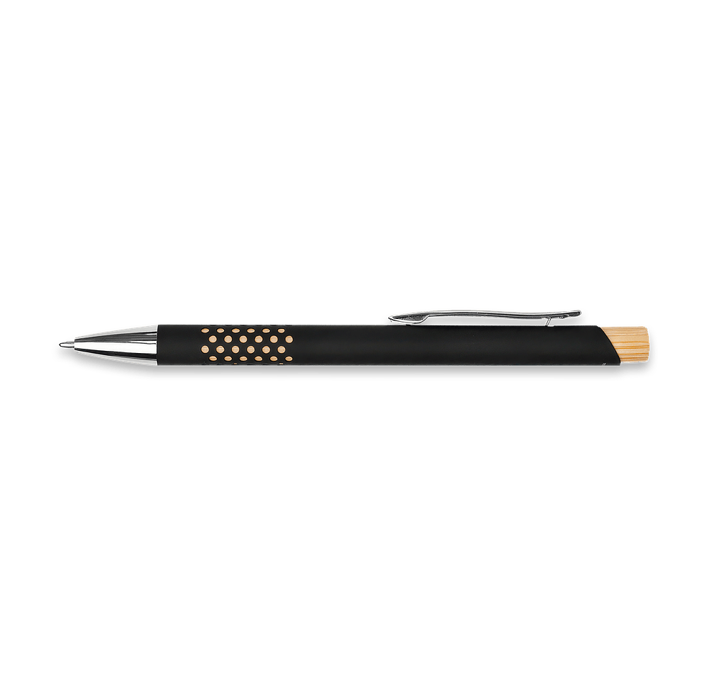 Asher Recycled Aluminum Ballpoint Pen (black ink)-default
