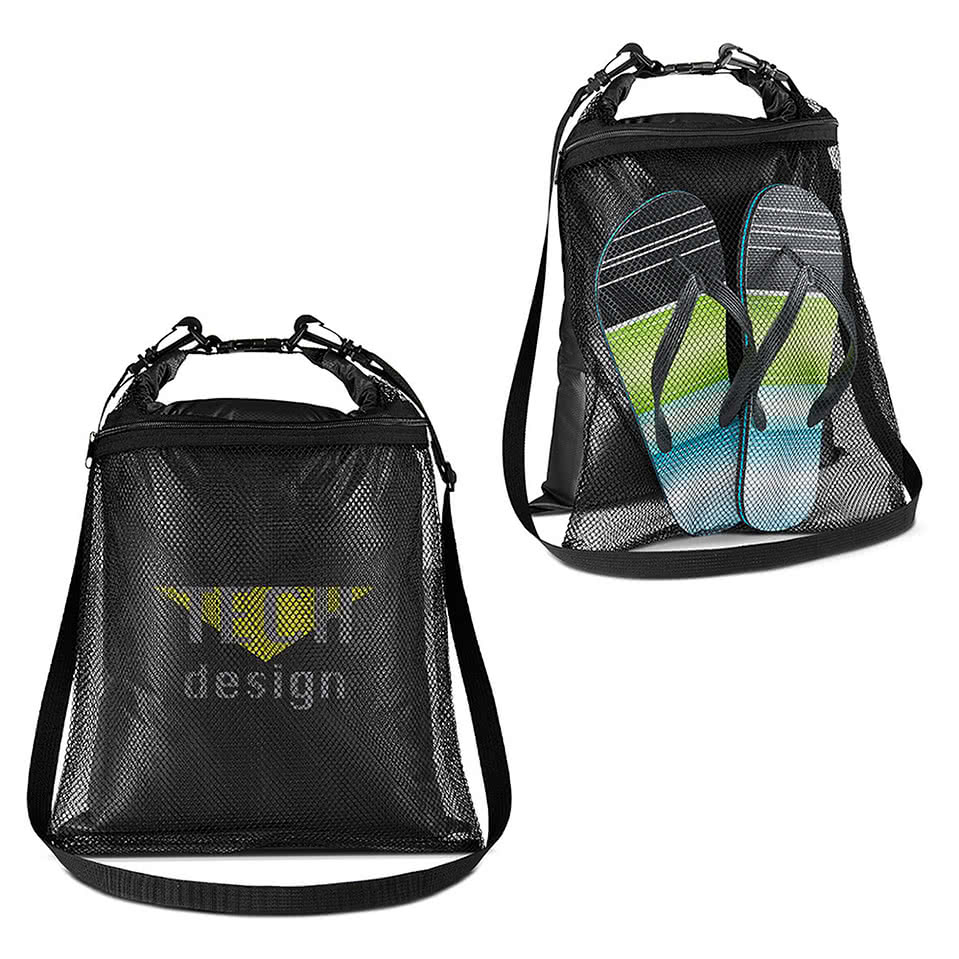 Mesh Water-Resistant Wet-Dry Bag