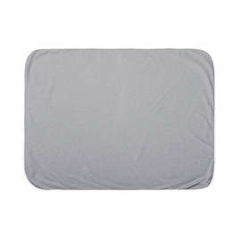 Rabbit Skins Jersey Baby Blanket - Color: Heather / White