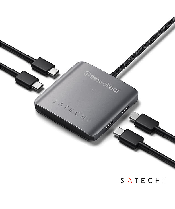 Satechi 4-Port USB-C Hub w/PD