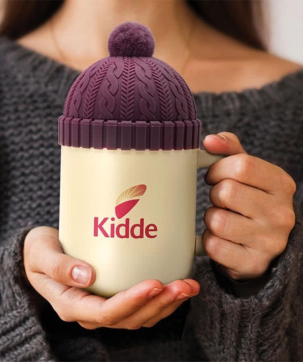 Asobu Laser Engraved 12 oz. Happy Hats Beanie Mug