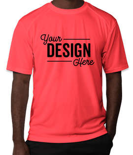 Badger B-Dry Performance Shirt - Color: Hot Coral