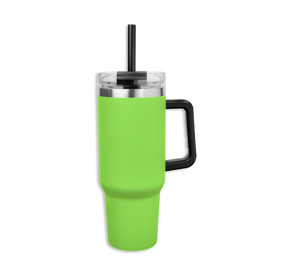 Full Color 40 oz. Intrepid Stainless Steel Tumbler with Straw-default