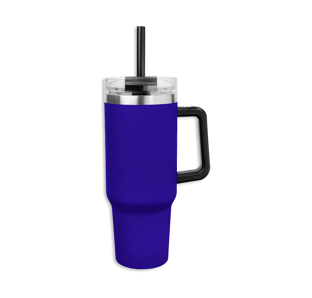 Full Color 40 oz. Intrepid Stainless Steel Tumbler with Straw-default