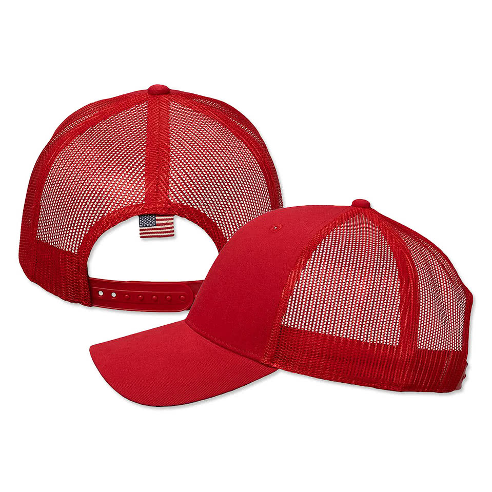 Kati USA Flag Snapback Trucker Hat
