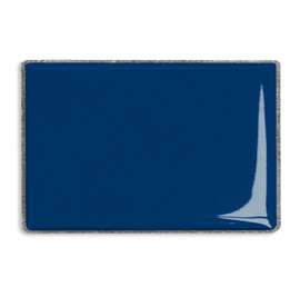Rectangular Lapel Pin - Color: Navy / Silver