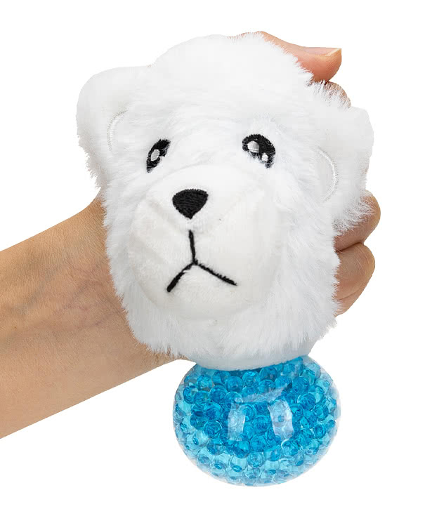 Stress Busters Polar Bear Plush Gel Stress Reliever