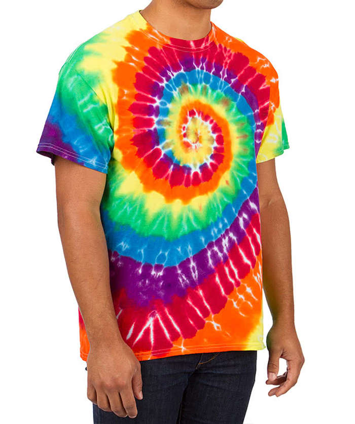 Plain shirt Rainbow Tie-Dye 175 GSM