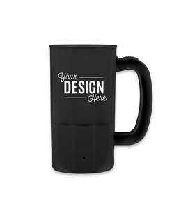 14 oz. Plastic Beverage Mug - Color: Black