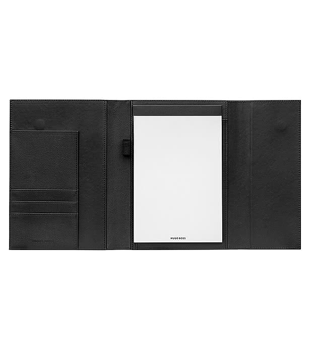 Hugo Boss Pinstripe A5 Padfolio