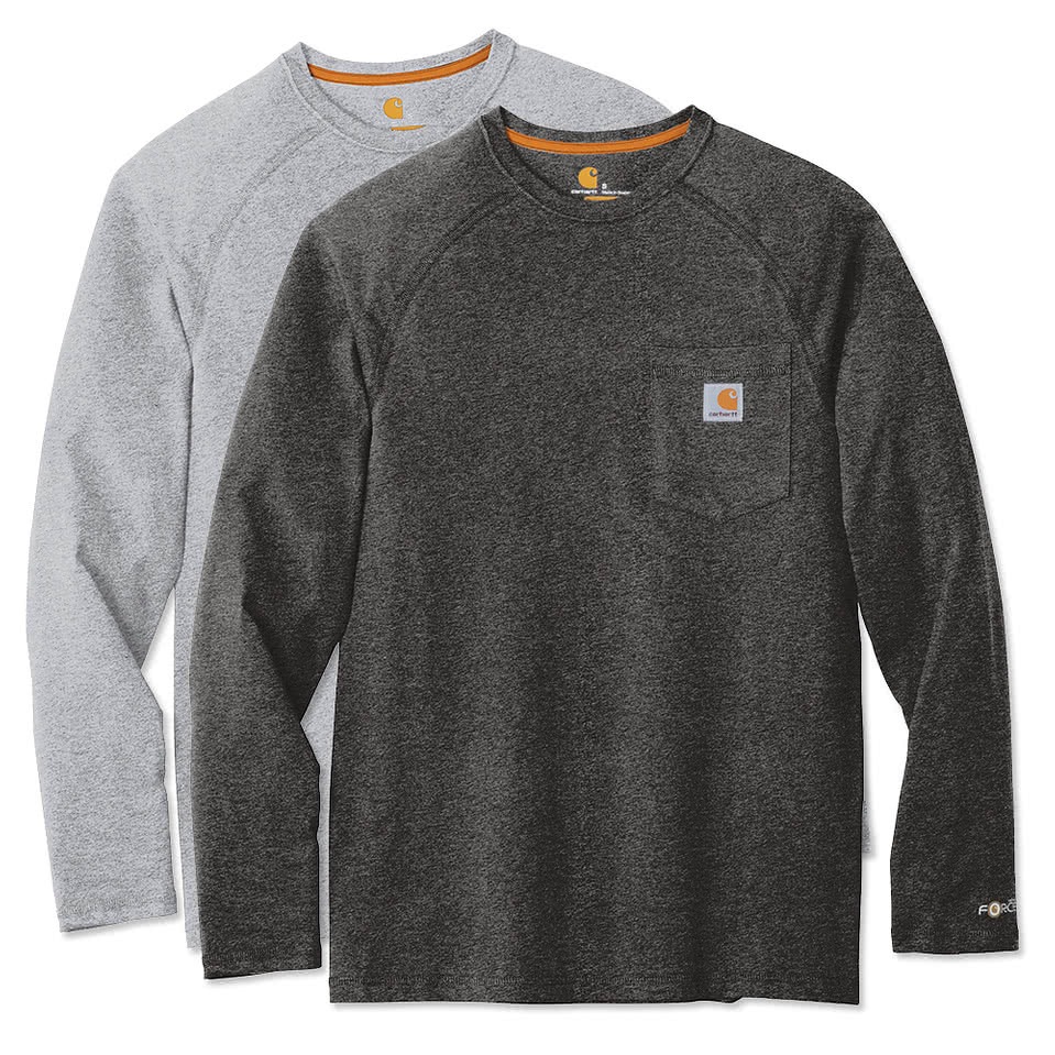 Carhartt Force Cotton Long Sleeve Pocket T-shirt