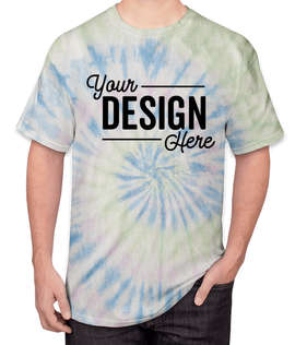 Port & Company Tie-Dye T-shirt - Color: Watercolor Spiral