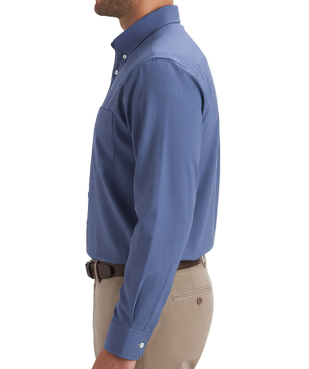 Edwards Oxford Long Sleeve Easy Care Dress Shirt