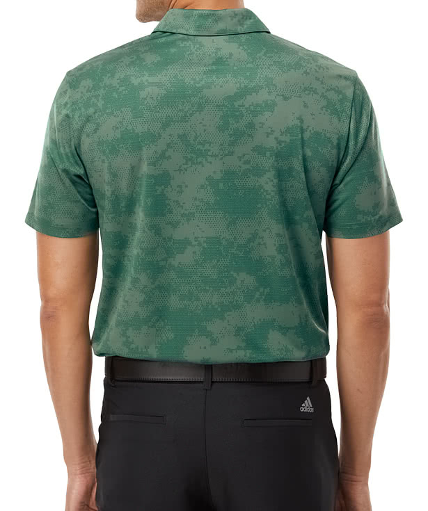 Adidas All Over Camo Recycled Performance Polo - Printed