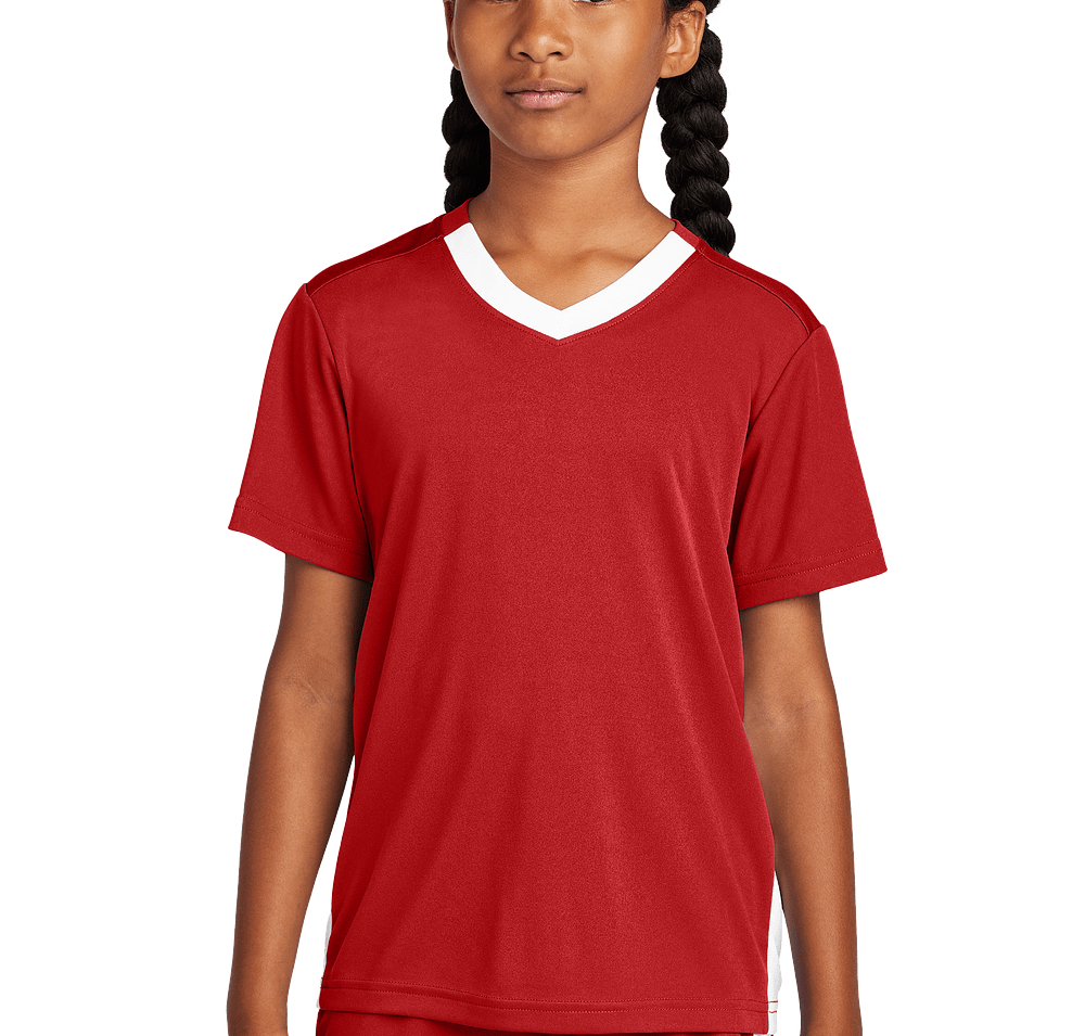 Sport-Tek Youth Competitor United V-Neck Performance Jersey-default