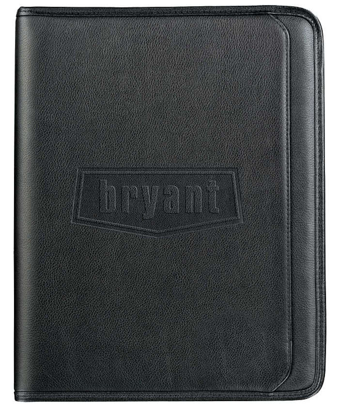 Debossed Manhattan Leather Padfolio