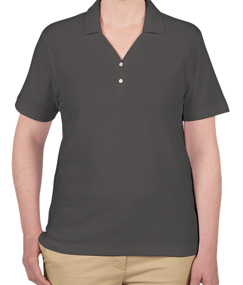 Devon & Jones Women's Pima Pique Polo - Embroidered in Graphite