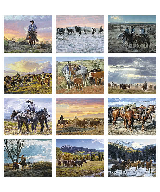 American West by Tim Cox Calendar