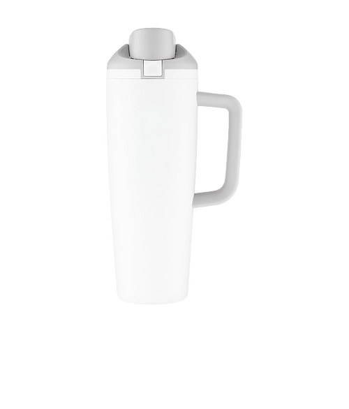 Owala 30 oz. Freesip Stainless Steel Insulated Tumbler in Shy Marshmallow