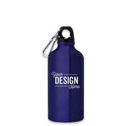 17 oz. Shorty Aluminum Water Bottle - Color: Blue