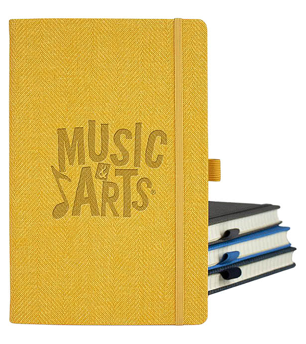 Castelli Debossed Montana Medio Lined Hard Cover Notebook