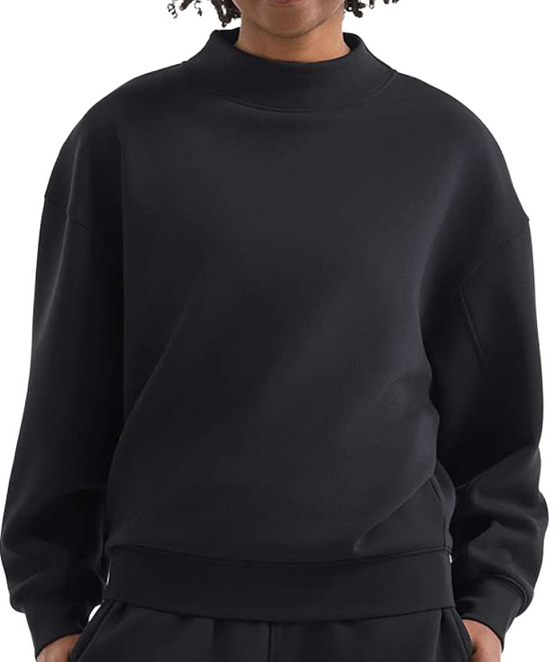 TriDri Women's Luxe Mock Neck Sweatshirt