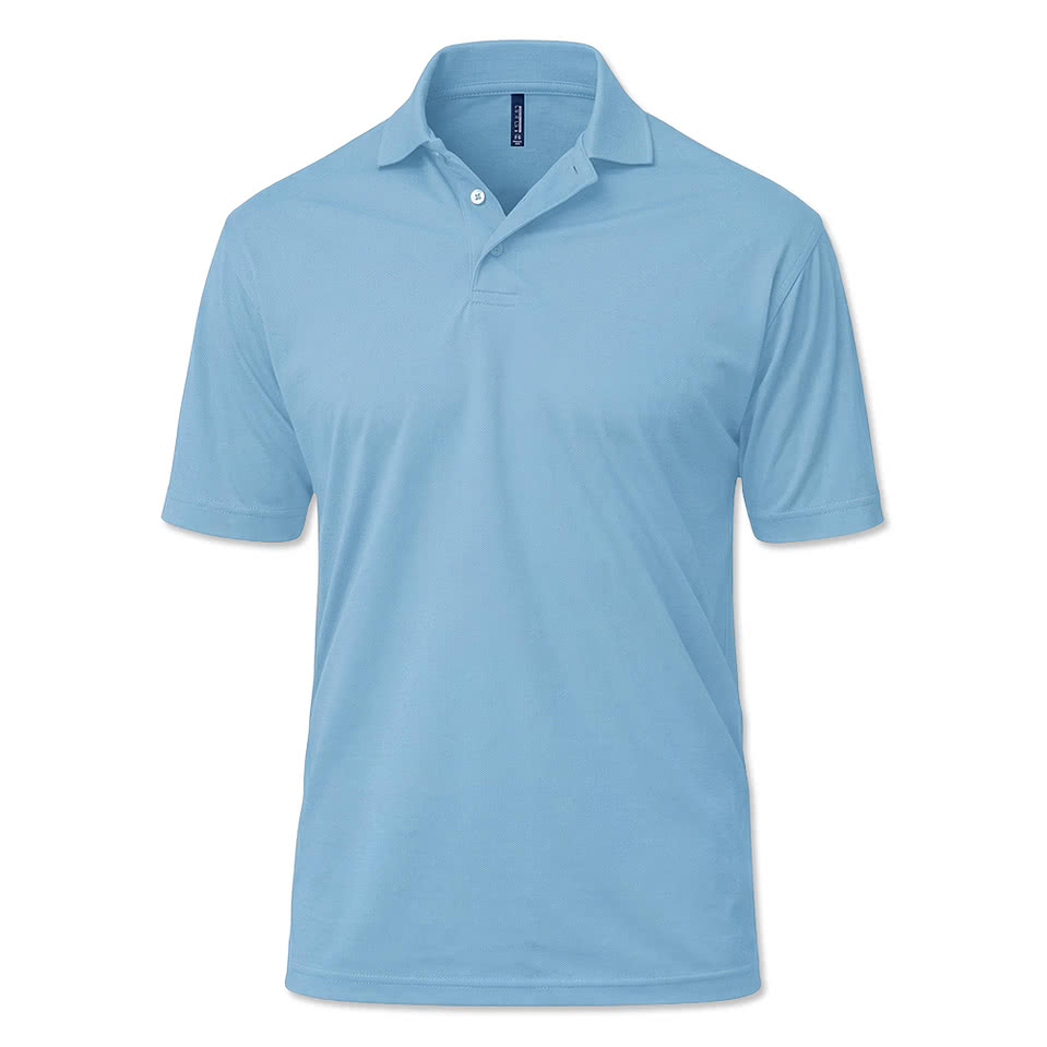Blue Generation Recycled UPF 35 Performance Polo