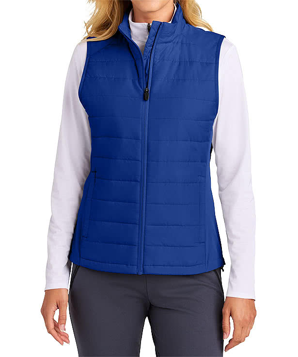 Sport-Tek Women's Movement Hybrid Soft Shell Vest