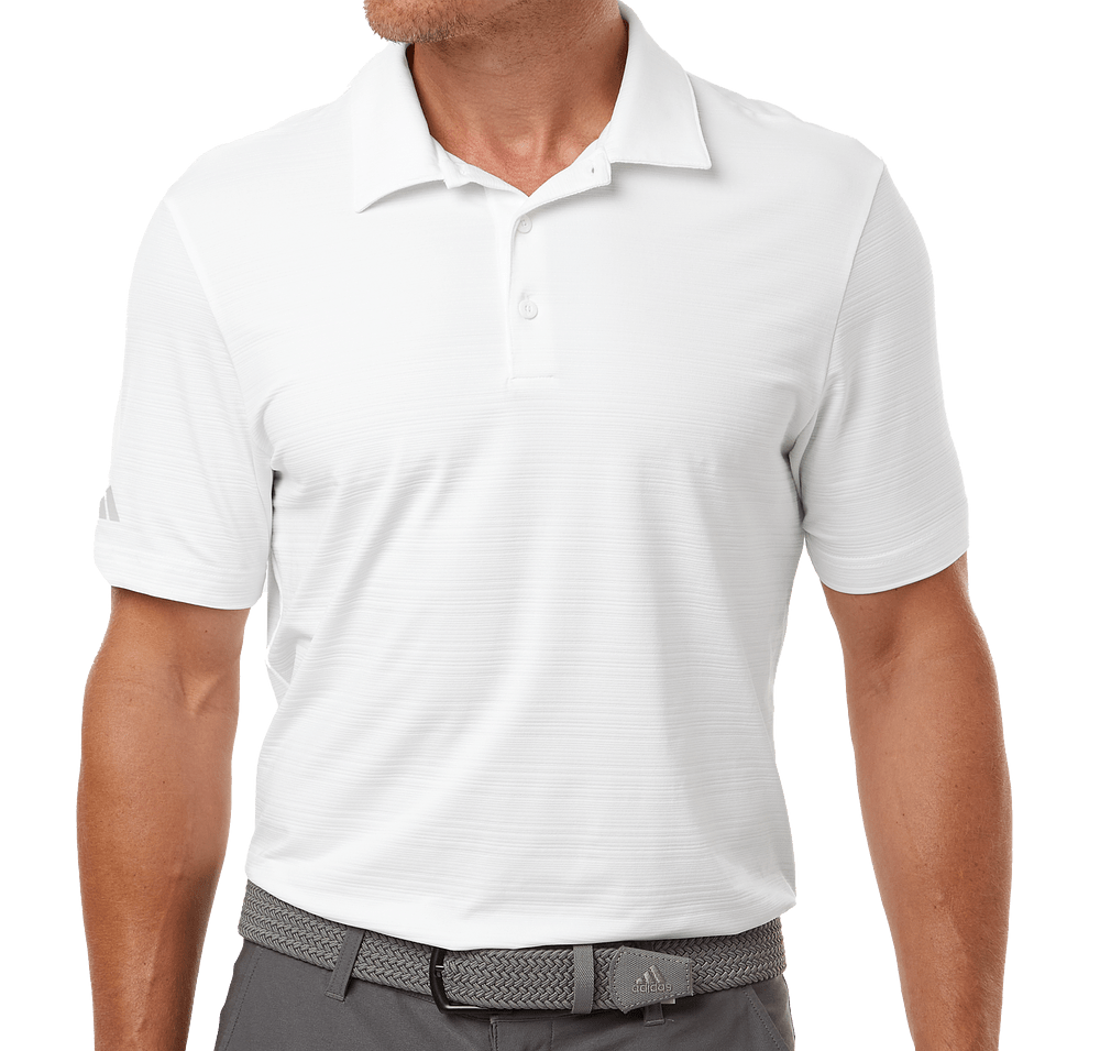Adidas Textured Stripe Performance Polo-default