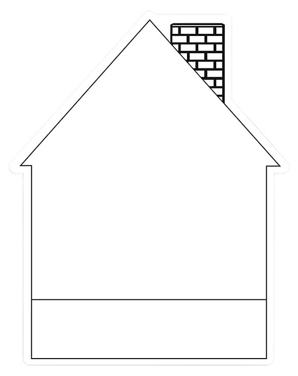 Memo Board House w/ Rem Adh
