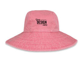Adams Women's Pigment Dyed Wide Brim Hat - Color: Hot Pink