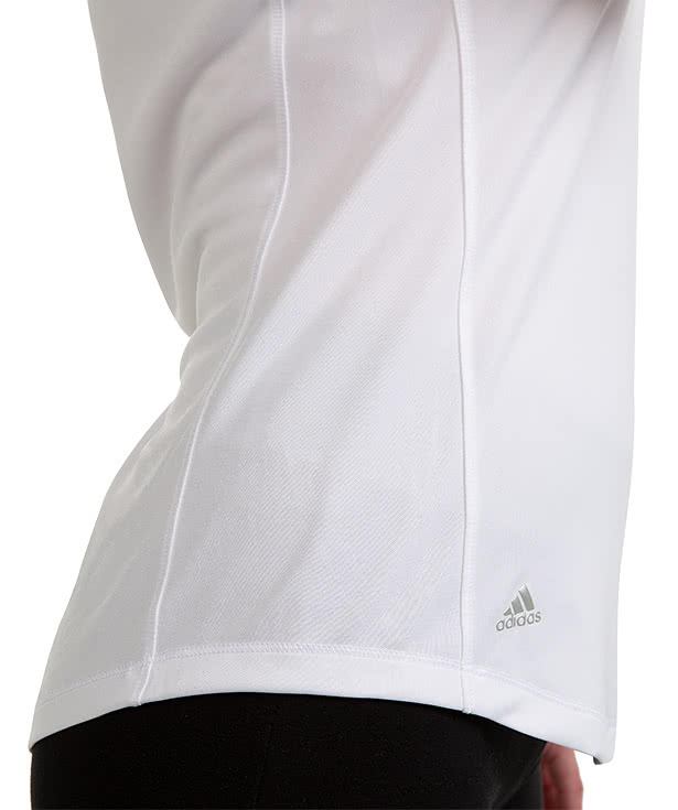 Adidas Women s Solid 100 Recycled UPF 50 Performance Shirt