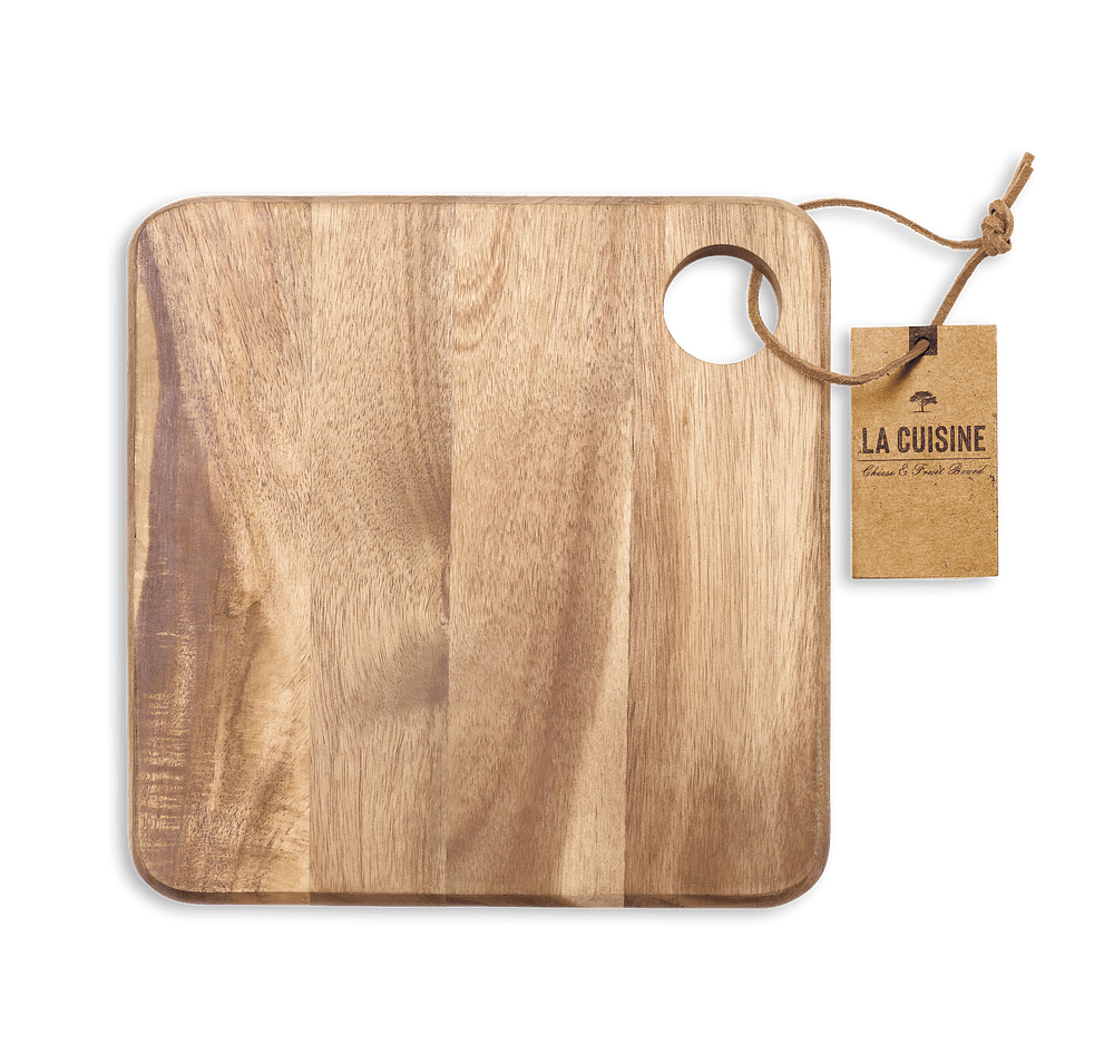 Laser Engraved La Cuisine Acacia Wood Cheese and Fruit Board-default