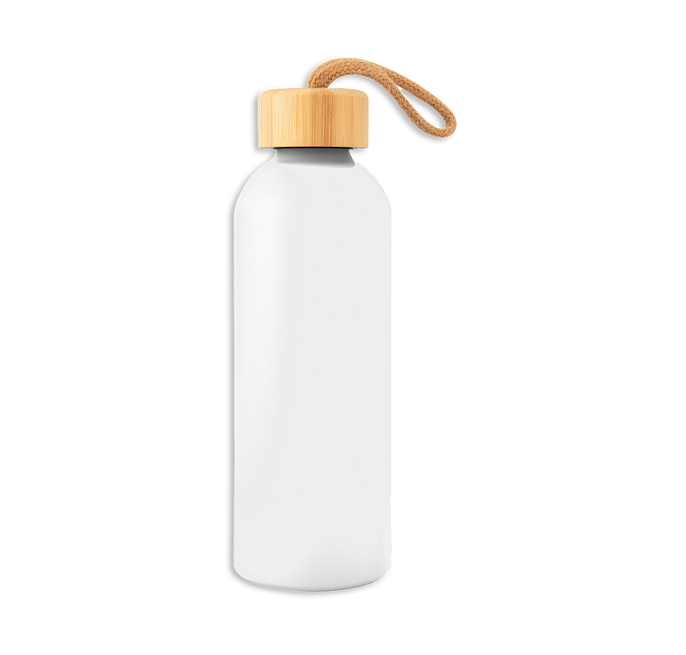 Full Color 25 oz. Blaire Recycled Aluminum Water Bottle with Bamboo Lid-default