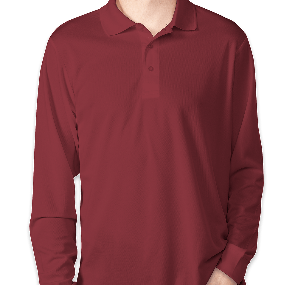 Core 365 Long Sleeve Performance Pique Polo - Embroidered-default