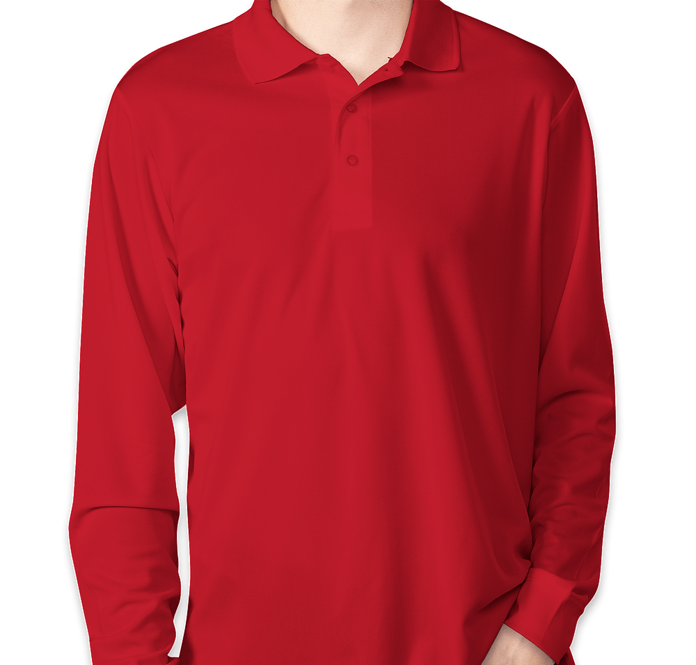 Core 365 Long Sleeve Performance Pique Polo - Embroidered-default